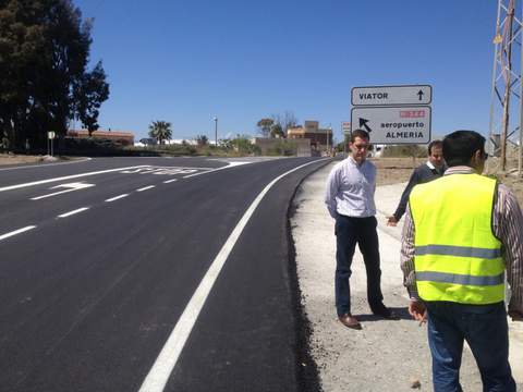 Diputacin finaliza las obras de mejora en la C.P. AL-3114 entre Baha Alta y El Alquin