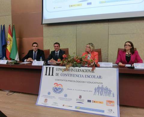 El Ayuntamiento de Almera participa en el III Congreso Internacional de Convivencia Escolar que se desarrolla en la UAL