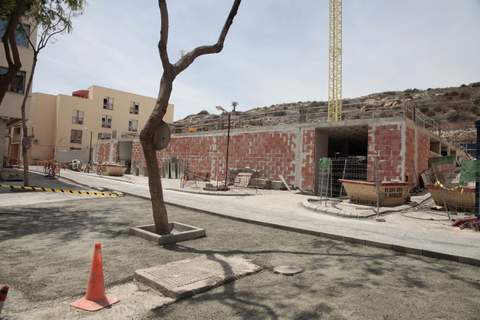 El Ayuntamiento aprueba una nueva alineacin en la parcela sobre la que se construye el parking de Plaza Marn