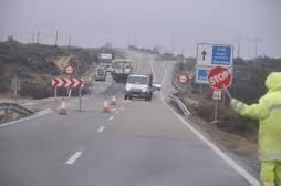 Obras en la carretera AL-3202 (de Almera a Costacabana)