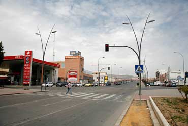 La Avenida del Mediterrneo permanecer en obras hasta el prximo martes con motivo de los trabajos del Parque de las Familias