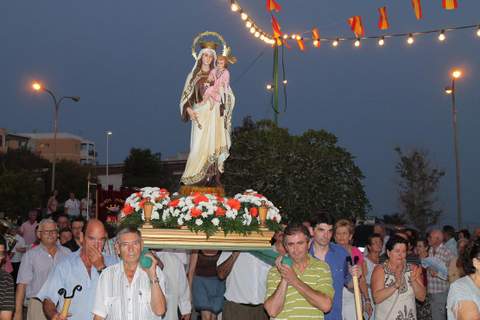 San Juan de los Terreros celebra la festividad de La Virgen del Carmen, con una misa y una Romera que se iniciarn en su Paseo Martimo