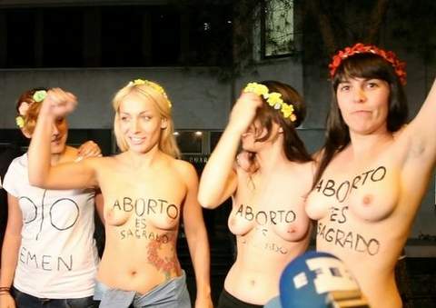Femen, tetas y aborto