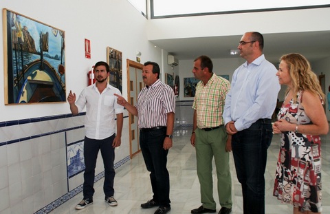 Inaugurada la exposicin Mediterrneo  del pintor Pedro Juan Rabal en San Juan de los Terreros