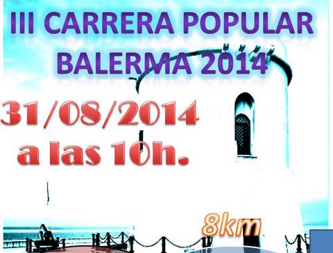 Abierto el plazo de inscripcin para la III Carrera Popular Ciudad de Balerma