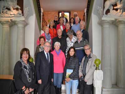 Un grupo de holandeses afincados en la comarca visita el municipio