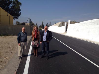 El arreglo y ampliacin de la antigua carretera  Pechina-Rioja ya es una realidad