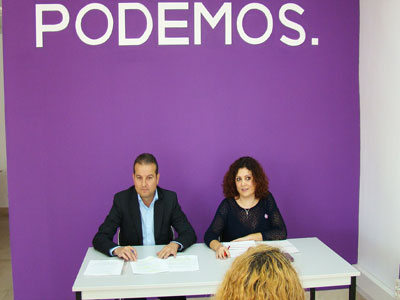 Podemos invita a los polticos involucrados en casos de corrupcin a dar un paso atrs para no seguir daando la imagen de Almera 