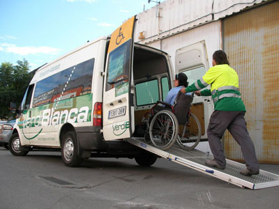 Verdiblanca ser la encargada de Trasladar a las Personas con Discapacidad a Votar