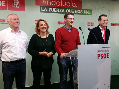 El secretario general del PSOE almeriense asegura que Ha sido un da feliz, los ciudadanos han dicho que quieren cambio