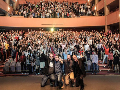 Los monlogos llenan de pblico y buen humor el Auditorio Maestro Padilla