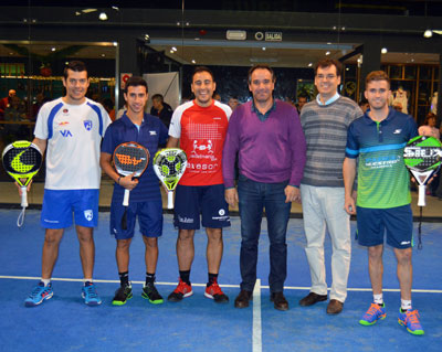 Jugadores World Pdel Tour ofrecen una exhibicin en el I Torneo de Navidad