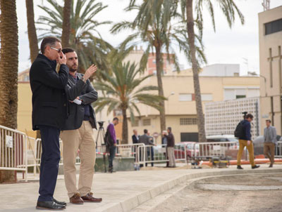 El concejal Carlos Snchez enva un mensaje de tranquilidad a los vecinos de Costacabana y acusa de alarmismo al PSOE