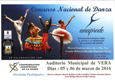 El Concurso Nacional de Danza llega a Vera en una de sus primeras fases