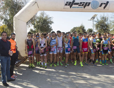 Bruno Raso y Sylvia Gehnbck reinan en el V Duatln Ciudad de Almera 