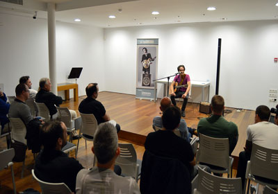 Diego Garca, El Twanguero sienta ctedra y estilo en su master class en el Museo de la Guitarra