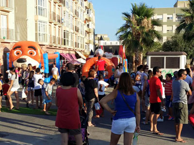 Cientos de nios disfrutan con Huerclida en la fiesta infantil Drilo Park 