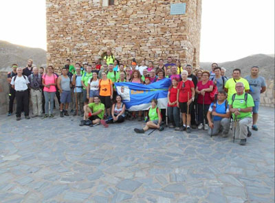 Casi 60 senderistas completan la ruta organizada por la Diputacin en Ljar