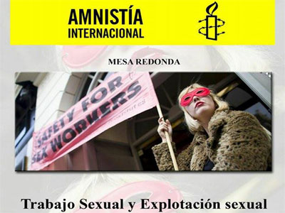 Amnista Internacional Almera organiza una Mesa redonda sobre Trabajo Sexual y Explotacin Sexual