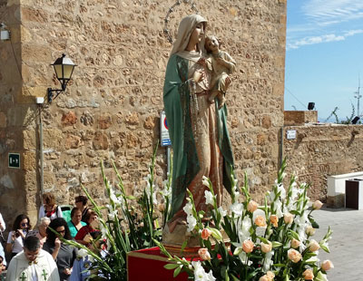 Mojcar celebra la festividad de su Patrona en Honor a la Virgen del Rosario
