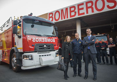 El Parque de Bomberos de la capital incorpora una nueva Bomba Nodriza Pesada