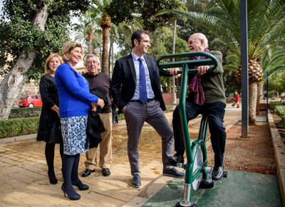 El Ayuntamiento instala un circuito biosaludable en el Parque Nicols Salmern