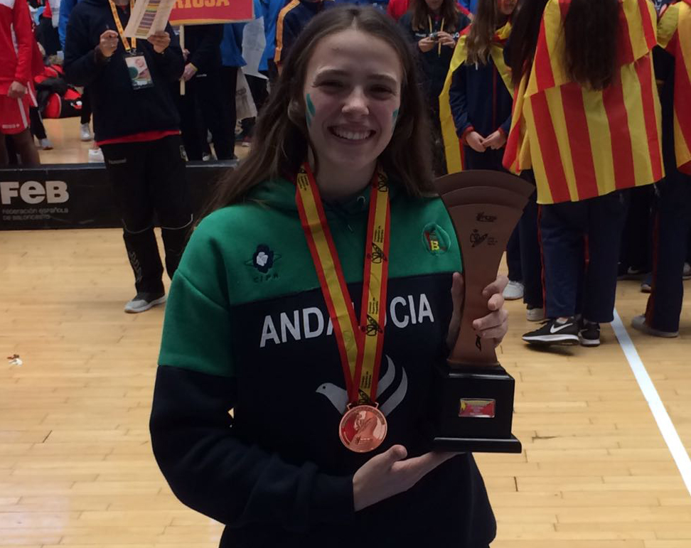 Baloncesto: Lola Garca, medalla de bronce en el Campeonato de Espaa cadete femenino con la seleccin andaluza