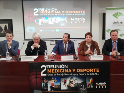 Ms de un centenar de profesionales participan en Almera en la II Reunin de Neurociruga y Deporte