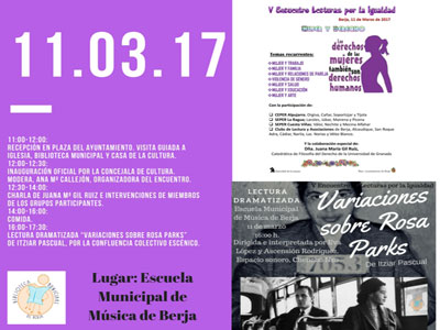 Berja celebra el V Encuentro de Lecturas por la Igualdad 