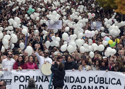 Almera junto con el resto de Mareas Blancas y plataformas en defensa de la sanidad pblica de Andaluca deciden la constitucin de una Coordinadora Andaluza