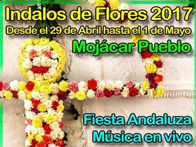 Los Indalos de Flores en Mojcar celebran la llegada de la primavera
