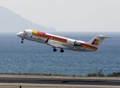 Accidente areo, simulado, maana en el aeropuerto de Almera