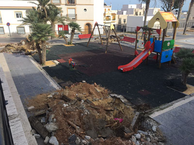 Carboneras inicia los trabajos de remodelacin de la Plaza Alborn