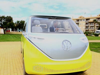 Almerimar escenario de la campaa de promocin del prototipo ID Buzz Concept de Volkswagen 