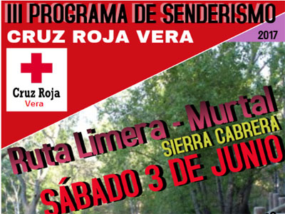 Cruz Roja Vera organiza su segunda ruta de senderismo el prximo Sbado 3 de junio