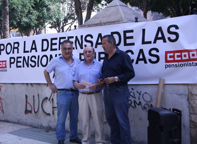 CCOO: Almera tiene las pensiones ms bajas de Andaluca y ocupa el lugar 51 de 52 a nivel de Espaa