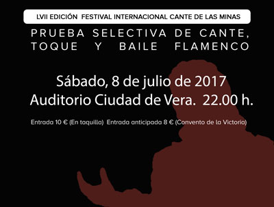 Vera acoge por primera vez las pruebas selectivas para el Festival Internacional del Cante de las Minas