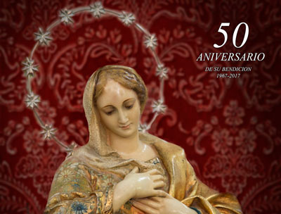 La Inmaculada Concepcin procesionar por Pearrodada el 23 de julio en el 50 aniversario de su bendicin 