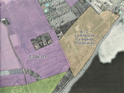 IU denuncia que la urbanizacin de Las Salinas invade el yacimiento arqueolgico de Turaniana