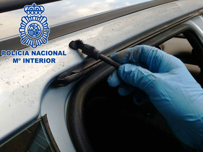 La Polica Nacional detiene en Almera al presunto autor de 15 robos en interior de vehculos 