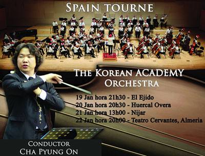 La Korean Academy Orchestra acercar a El Ejido la mejor msica europea y danza tradicional coreana