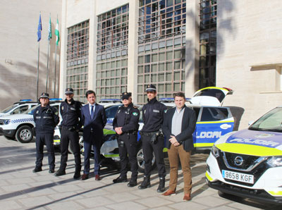 La Polica Local incorpora cinco nuevos vehculos totalmente equipados que mejorarn la prestacin del servicio 