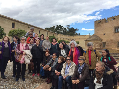 Un grupo de mujeres visitan el patrimonio histrico de Cuevas del Almanzora con motivo del Da Internacional de la Mujer