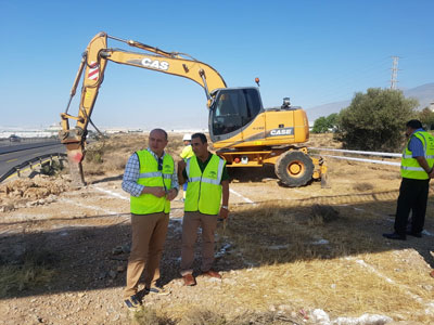 Noticia de Almera 24h: El Consorcio de Transporte de Almera inicia las obras de la nueva parada de buses en San Nicols, en La Mojonera