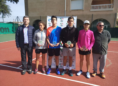 Tenis: Carlos Guerrero y M Dolores Lpez, campeones de Almera de categora cadete en el CT El Ejido
