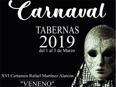 Tabernas celebra su Carnaval del 1 al 3 de marzo, protagonizado por la XVI edición del Certamen Rafael Martínez Alarcón Veneno
