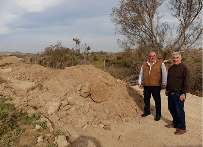 Garrucha arregla 15 kilmetros de caminos rurales afectados por las lluvias torrenciales de noviembre