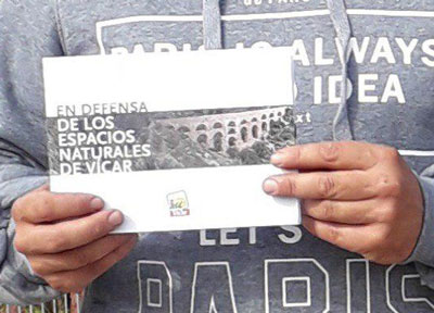 IU Vcar inicia una campaa en defensa de los espacios naturales del municipio
