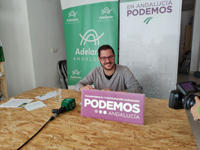 Diego Crespo (Podemos): Los 50 das del Gobierno Andaluz han puesto a Andaluca al servicio de las empresas privadas