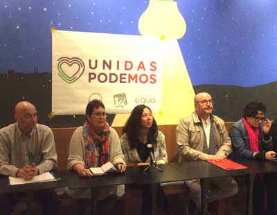 Unidas Podemos presenta a los medios de comunicacin su candidatura para las Elecciones Generales del 28 de abril